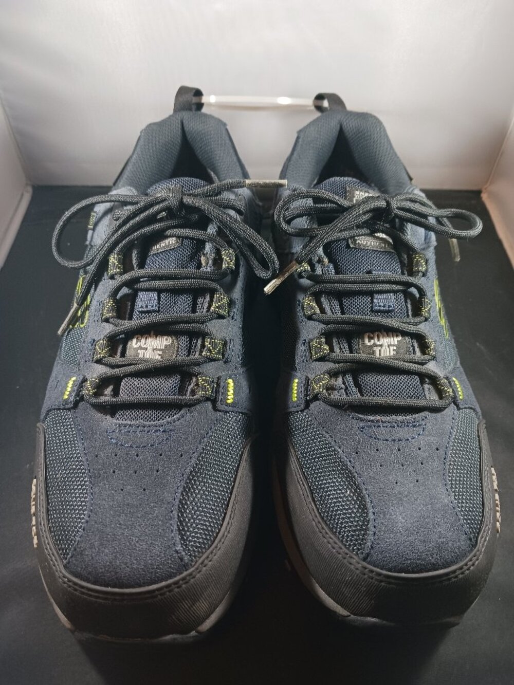 Skechers 77183 Blue Greetah Comp Toe Men's size 9